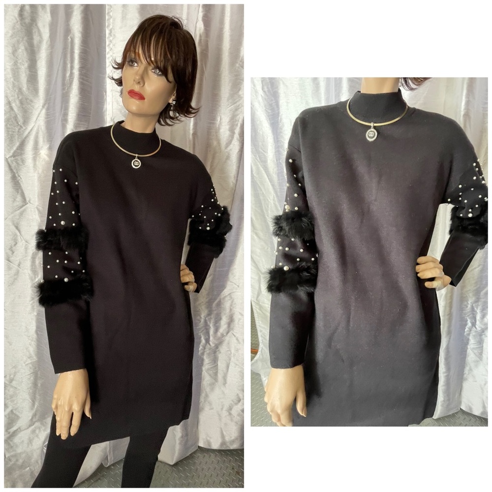 Gorgeous,Elegant pear beaded sweater . sz S/P